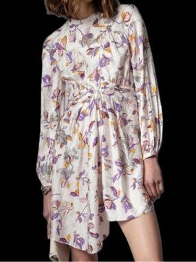 Zadig & Voltaire Rivage Floral Dress NWT Size S | $898 Retail Boho Luxe